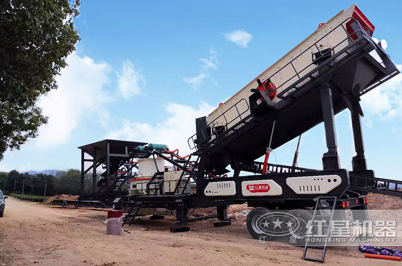 輪胎式移動制砂機 輪胎式移動制砂機